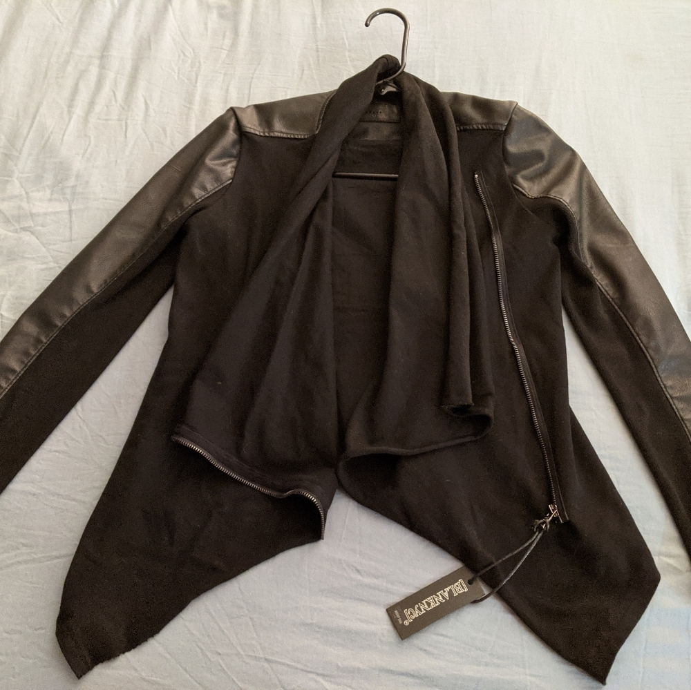Blank NYC Faux Leather Jacket S